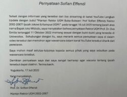Eks Rektor UGM Klarifikasi dan Cabut Pernyataan soal Jokowi, Rismon Gigit Jari!