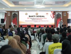 Polri Bersama Pemkab Kukar Dukung Bakti Sosial Alumni Akpol 1990 Dhira Brata