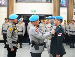 Wakapolri Dedi Prasetyo Pimpin Upacara Purna Tugas 139 Personel Polri, Sampaikan Terima Kasih atas Capaian Misi Internasional