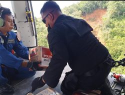 Polri Intensifkan Dukungan Udara sebagai Upaya Mengatasi Krisis Logistik di Wilayah Terisolasi Sumatera Utara