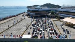 Wakapolri Tinjau Arus Mudik via Udara, Lalu Lintas Merak–Bakauheni Kondusif